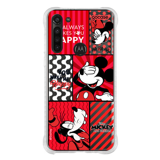 Capinha para celular  Mickey e Amigos - You Make Me Happy