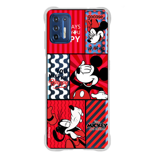 Capinha para celular  Mickey e Amigos - You Make Me Happy