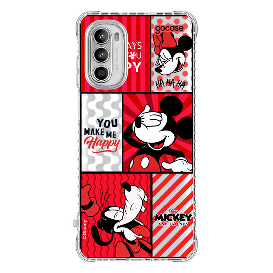 Capinha para celular  Mickey e Amigos - You Make Me Happy
