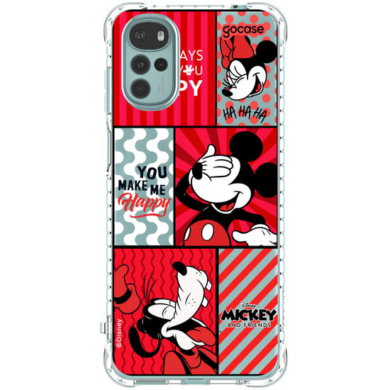 Capinha para celular  Mickey e Amigos - You Make Me Happy