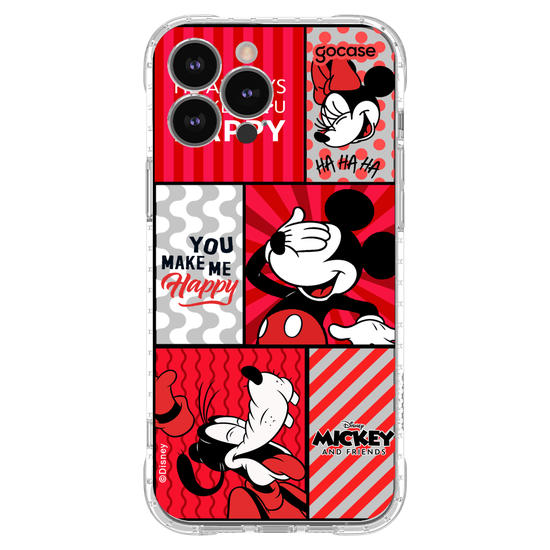 Capinha para celular  Mickey e Amigos - You Make Me Happy