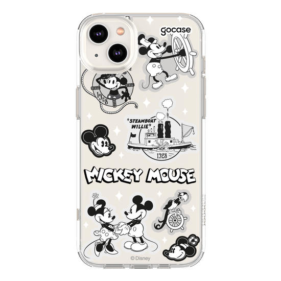 Capinha para celular  Mickey - Vintage Stickers