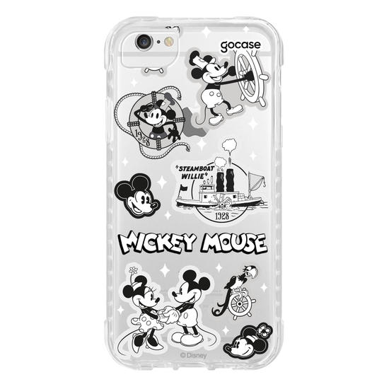 Capinha para celular  Mickey - Vintage Stickers