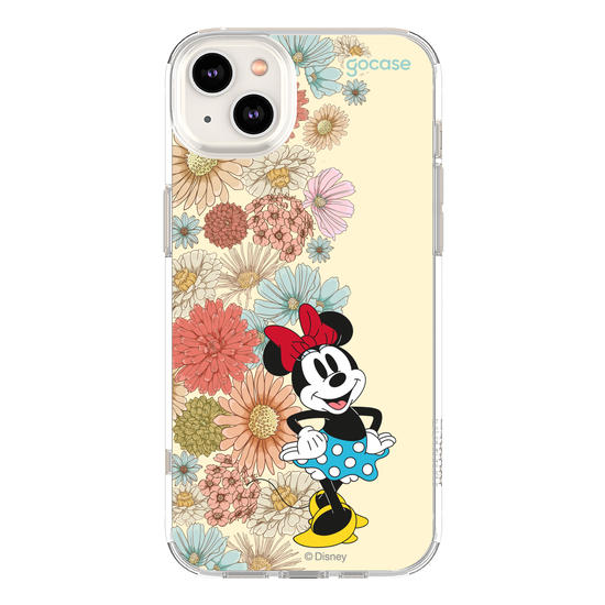 Capinha para celular  Minnie Floral Lateral