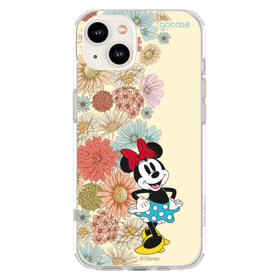 Capinha para celular  Minnie Floral Lateral