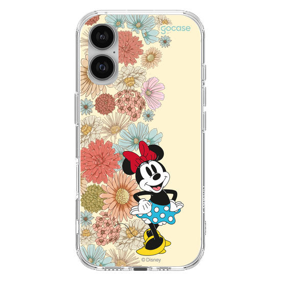 Capinha para celular  Minnie Floral Lateral