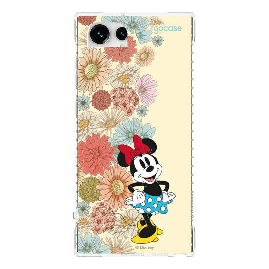 Capinha para celular  Minnie Floral Lateral