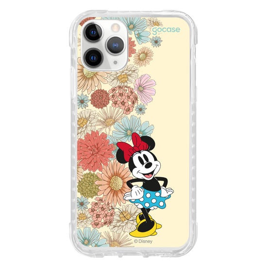 Capinha para celular  Minnie Floral Lateral