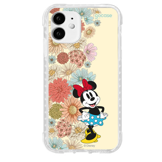 Capinha para celular  Minnie Floral Lateral