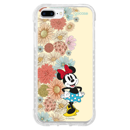 Capinha para celular  Minnie Floral Lateral
