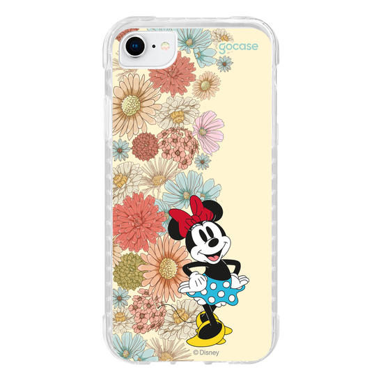 Capinha para celular  Minnie Floral Lateral