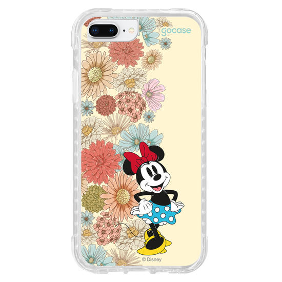 Capinha para celular  Minnie Floral Lateral