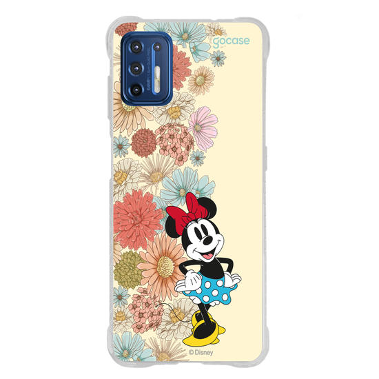 Capinha para celular  Minnie Floral Lateral