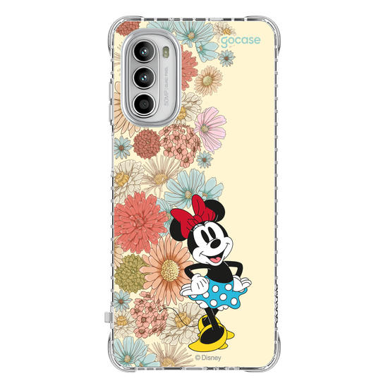 Capinha para celular  Minnie Floral Lateral