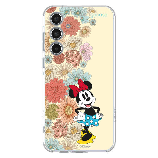 Capinha para celular  Minnie Floral Lateral