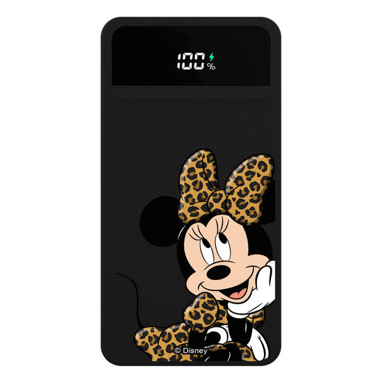 Carregador Portátil Turbo 10000mah Preto - Minnie Mouse - Oncinha