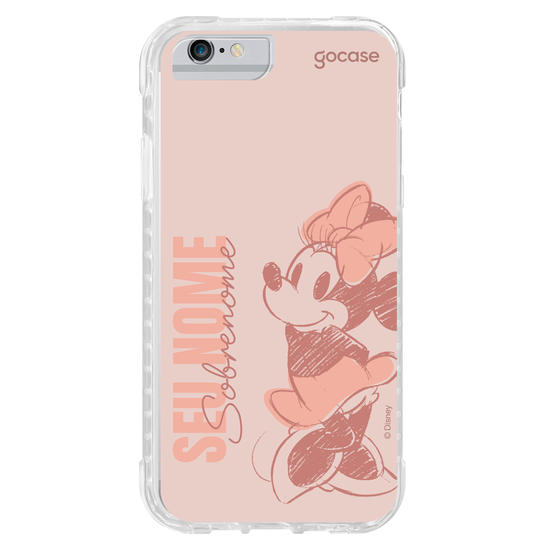 Capinha para celular Mickey & Amigos - Minnie Rose
