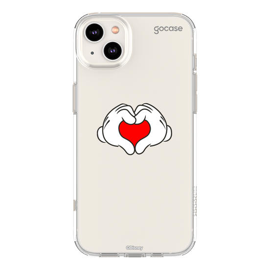 Capinha para celular  Mickey & Amigos - Mãos de Coração