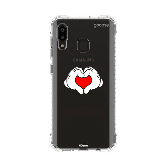 Capinha para celular  Mickey & Amigos - Mãos de Coração