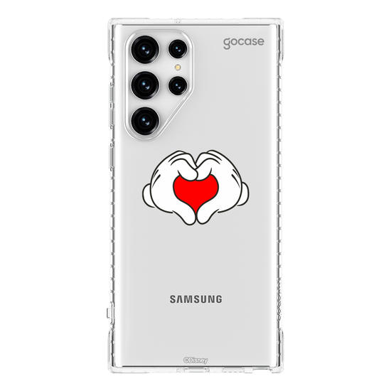 Capinha para celular  Mickey & Amigos - Mãos de Coração