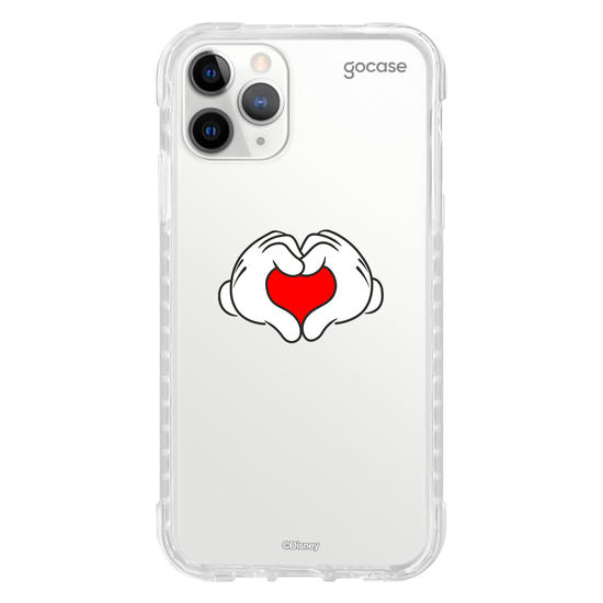 Capinha para celular  Mickey & Amigos - Mãos de Coração