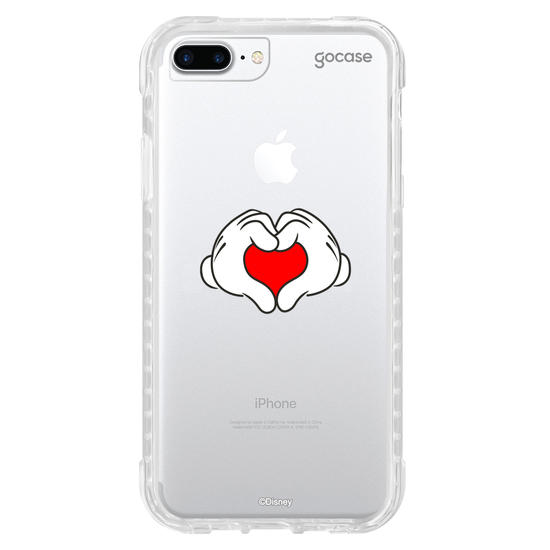 Capinha para celular  Mickey & Amigos - Mãos de Coração