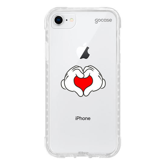Capinha para celular  Mickey & Amigos - Mãos de Coração