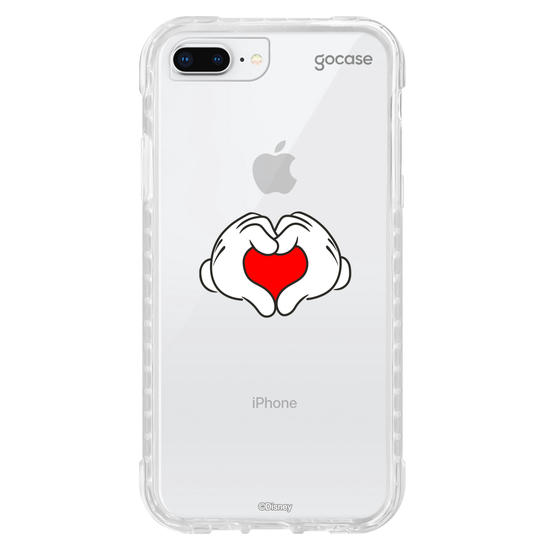 Capinha para celular  Mickey & Amigos - Mãos de Coração