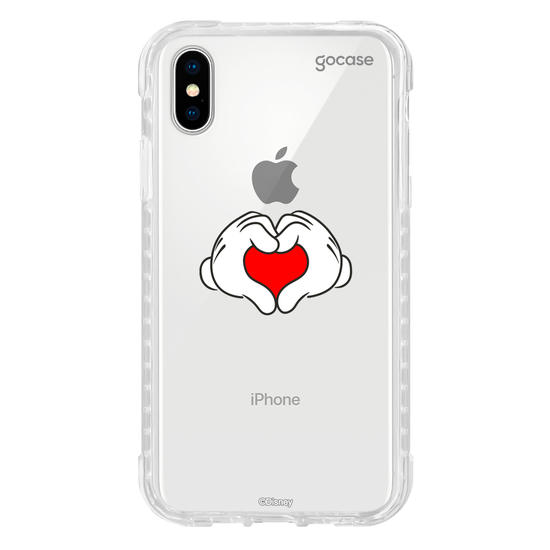 Capinha para celular  Mickey & Amigos - Mãos de Coração
