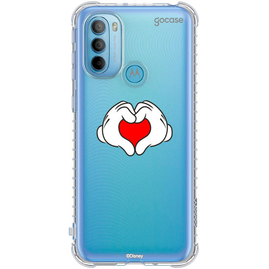 Capinha para celular  Mickey & Amigos - Mãos de Coração