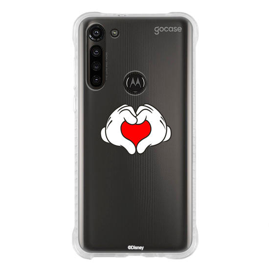 Capinha para celular  Mickey & Amigos - Mãos de Coração