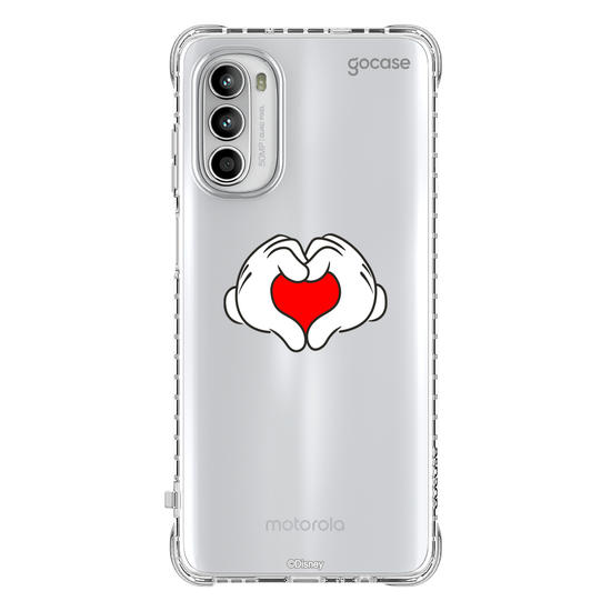 Capinha para celular  Mickey & Amigos - Mãos de Coração