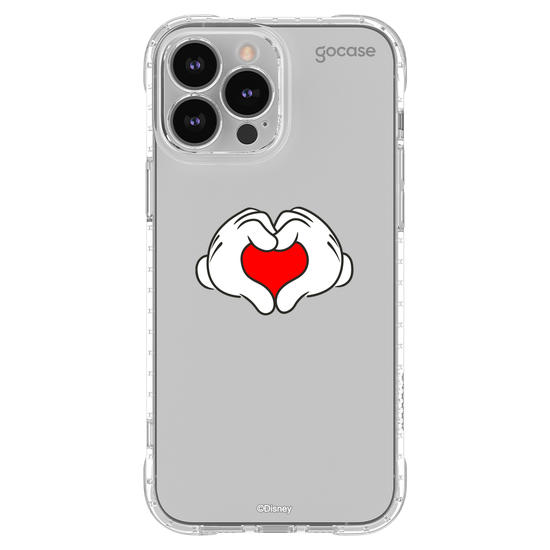 Capinha para celular  Mickey & Amigos - Mãos de Coração