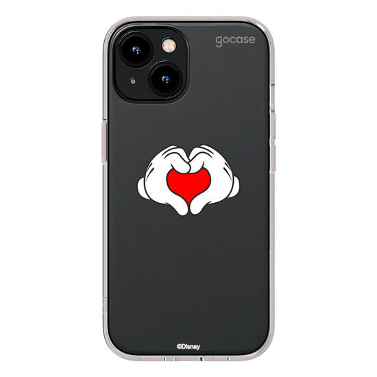 Capinha para celular  Mickey & Amigos - Mãos de Coração