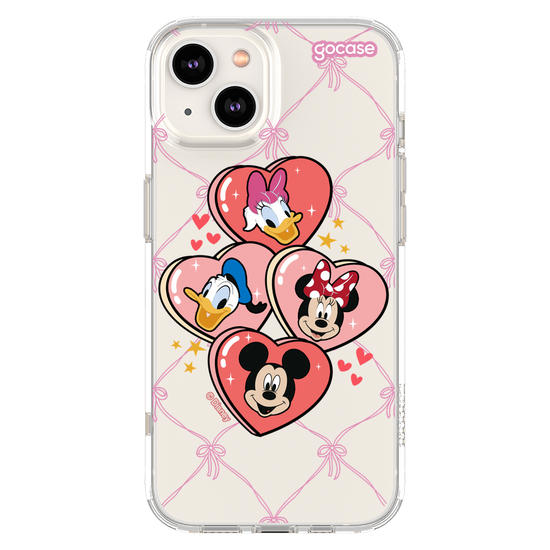 Capinha para celular  Mickey & Amigos - Heart Candy