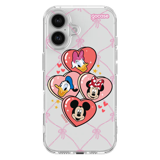 Capinha para celular  Mickey & Amigos - Heart Candy