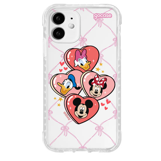 Capinha para celular  Mickey & Amigos - Heart Candy