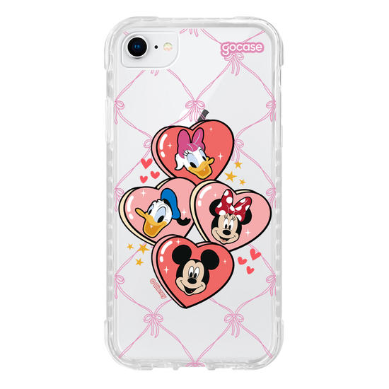 Capinha para celular  Mickey & Amigos - Heart Candy