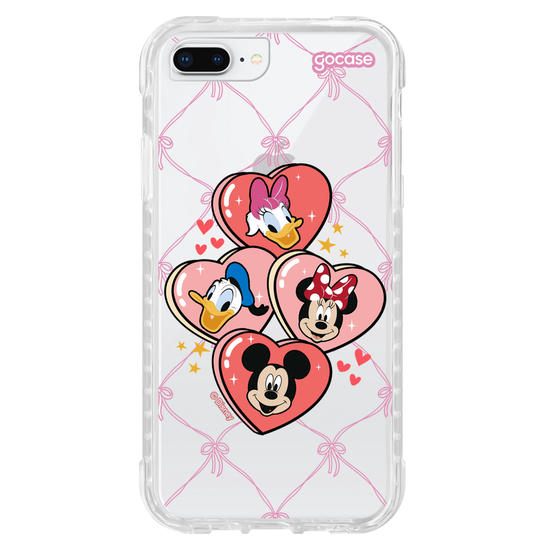 Capinha para celular  Mickey & Amigos - Heart Candy