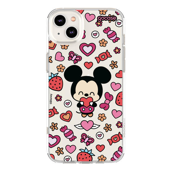 Capinha para celular  Mickey & Amigos - Mickey Romantic & Cute