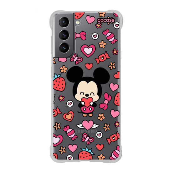 Capinha para celular  Mickey & Amigos - Mickey Romantic & Cute