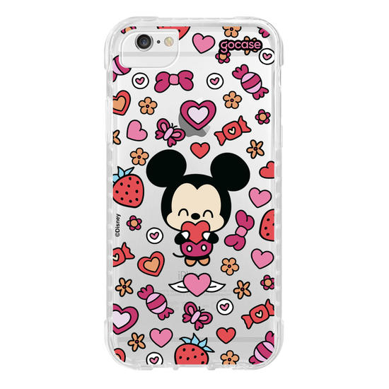 Capinha para celular  Mickey & Amigos - Mickey Romantic & Cute
