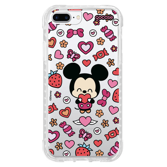 Capinha para celular  Mickey & Amigos - Mickey Romantic & Cute