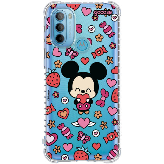 Capinha para celular  Mickey & Amigos - Mickey Romantic & Cute