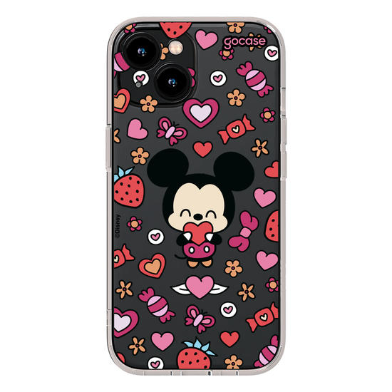 Capinha para celular  Mickey & Amigos - Mickey Romantic & Cute