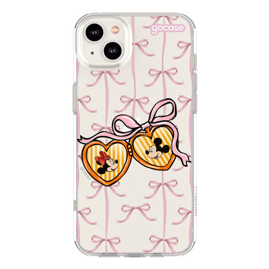Capinha para celular  Minnie e Mickey - Coração Coquette