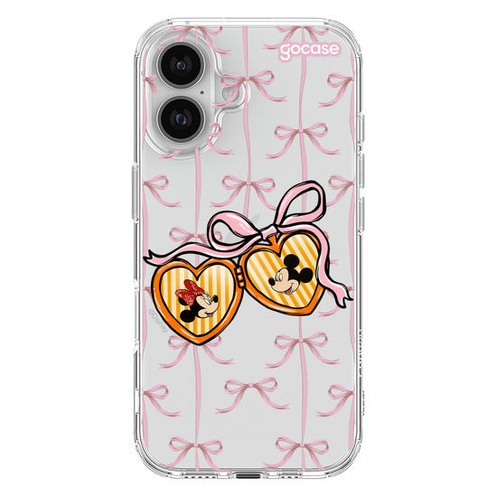 Capinha para celular  Minnie e Mickey - Coração Coquette