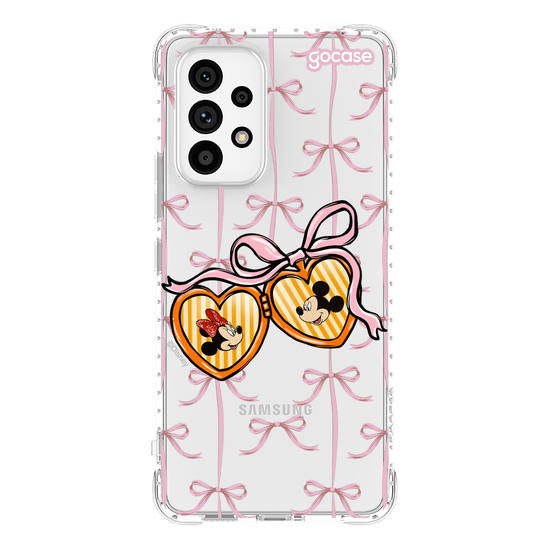 Capinha para celular  Minnie e Mickey - Coração Coquette