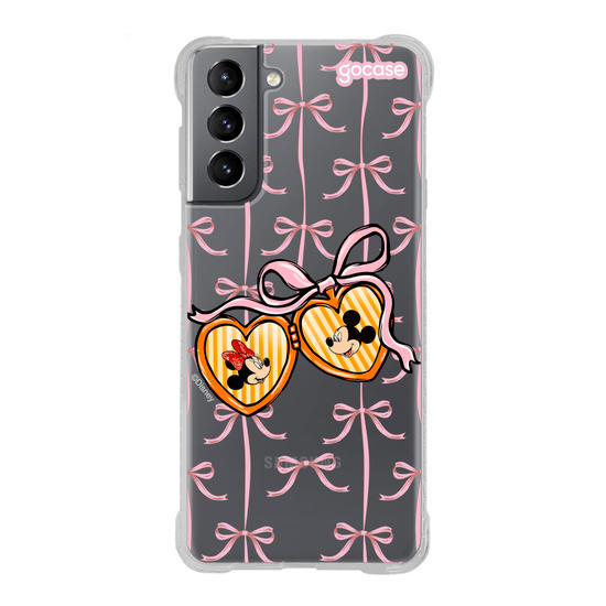 Capinha para celular  Minnie e Mickey - Coração Coquette