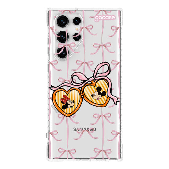 Capinha para celular  Minnie e Mickey - Coração Coquette